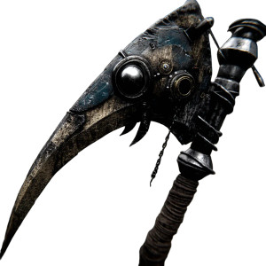 Antiquated Scythe Vinyl Car Decal Sticker – Waterproof & UV-Resistant 8"