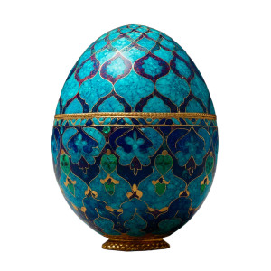 Islamic Art Egg Vinyl Car Decal Sticker – Waterproof & UV-Resistant 8"