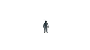 Lone Moon Astronaut Vinyl Car Decal Sticker – Waterproof & UV-Resistant 8"
