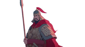 Chinese Ancient General Vinyl Car Decal Sticker – Waterproof & UV-Resistant 8"