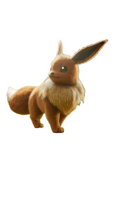Realistic Eevee In Forest Vinyl Car Decal Sticker – Waterproof & UV-Resistant 8"
