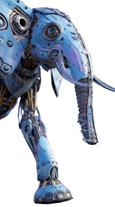 Biomechanical Elephant Vinyl Car Decal Sticker – Waterproof & UV-Resistant 8" Biomechanical Elephant Vinyl Car Decal Sticker – Waterproof & UV-Resistant 8"