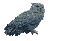 Elegant Owl Perched Vinyl Car Decal Sticker – Waterproof & UV-Resistant 8"