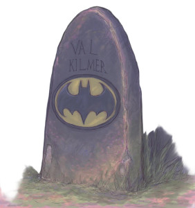 Batman Gravestone Vinyl Car Decal Sticker – Waterproof & UV-Resistant 8"
