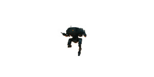 Combat Mech Sprinting Vinyl Car Decal Sticker – Waterproof & UV-Resistant 8"