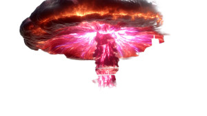 Nuclear Mushroom Cloud V2 Vinyl Car Decal Sticker – Waterproof & UV-Resistant 8"