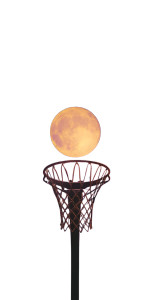 Golden Moon Dunk Vinyl Car Decal Sticker – Waterproof & UV-Resistant 8"