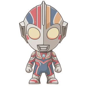 Chibi Ultraman Zero Vinyl Car Decal Sticker – Waterproof & UV-Resistant 8" Chibi Ultraman Zero Vinyl Car Decal Sticker – Waterproof & UV-Resistant 8"