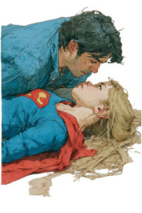 Supergirl Wrestling Struggle Vinyl Car Decal Sticker – Waterproof & UV-Resistant 8"