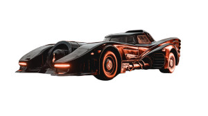 Vintage Batmobile Vinyl Car Decal Sticker – Waterproof & UV-Resistant 8"