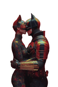 Batman And Catwoman Vinyl Car Decal Sticker – Waterproof & UV-Resistant 8" Batman And Catwoman Vinyl Car Decal Sticker – Waterproof & UV-Resistant 8"