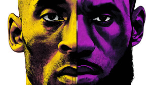 Kobe Vs Lebron Vinyl Car Decal Sticker – Waterproof & UV-Resistant 8"