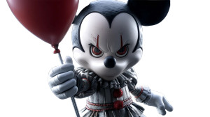 Mickey As Pennywise Vinyl Car Decal Sticker – Waterproof & UV-Resistant 8"