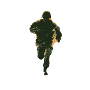 Running Soldier Vinyl Car Decal Sticker – Waterproof & UV-Resistant 8" Running Soldier Vinyl Car Decal Sticker – Waterproof & UV-Resistant 8"