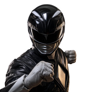 Black Power Ranger Vinyl Car Decal Sticker – Waterproof & UV-Resistant 8"