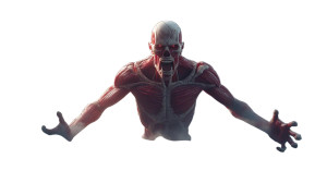 Colossal Titan Vinyl Car Decal Sticker – Waterproof & UV-Resistant 8"