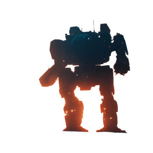 Battlemech Showdown Vinyl Car Decal Sticker – Waterproof & UV-Resistant 8"
