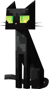 Minecraft Black Cat Vinyl Car Decal Sticker – Waterproof & UV-Resistant 8"