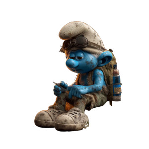 The Last Smurf Vinyl Car Decal Sticker – Waterproof & UV-Resistant 8"