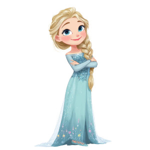 Princess Cartoon Girl Vinyl Car Decal Sticker – Waterproof & UV-Resistant 8"