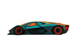 Futuristic Hypercar Vinyl Car Decal Sticker – Waterproof & UV-Resistant 8" Futuristic Hypercar Vinyl Car Decal Sticker – Waterproof & UV-Resistant 8"