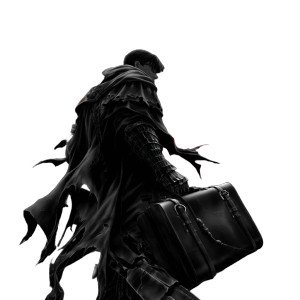 Solitary Wanderer'S Burden Vinyl Car Decal Sticker – Waterproof & UV-Resistant 8"