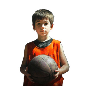 Boy With Basketball Vinyl Car Decal Sticker – Waterproof & UV-Resistant 8" Boy With Basketball Vinyl Car Decal Sticker – Waterproof & UV-Resistant 8"