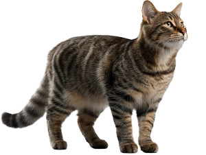 Tabby Cat Vinyl Car Decal Sticker – Waterproof & UV-Resistant 8" Tabby Cat Vinyl Car Decal Sticker – Waterproof & UV-Resistant 8"