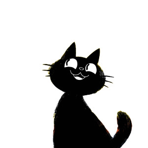 Vintage Kawaii Cat Vinyl Car Decal Sticker – Waterproof & UV-Resistant 8"