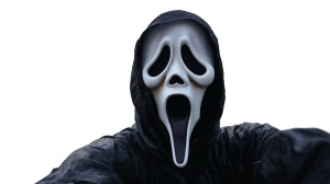 Ghostface In Paris Vinyl Car Decal Sticker – Waterproof & UV-Resistant 8"