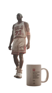 Michael Jordan Morning Vinyl Car Decal Sticker – Waterproof & UV-Resistant 8"