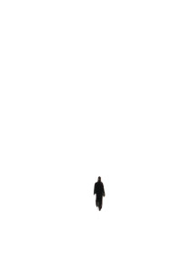 Lone Figure Walking Vinyl Car Decal Sticker – Waterproof & UV-Resistant 8" Lone Figure Walking Vinyl Car Decal Sticker – Waterproof & UV-Resistant 8"