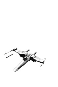 X-Wing Space Battle Vinyl Car Decal Sticker – Waterproof & UV-Resistant 8"