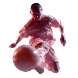 Soccer Player V4 Vinyl Car Decal Sticker – Waterproof & UV-Resistant 8"