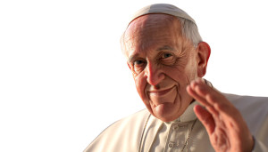 Pope Francis Portrait V4 Vinyl Car Decal Sticker – Waterproof & UV-Resistant 8"