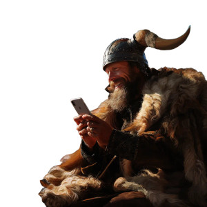 Trading Viking Vinyl Car Decal Sticker – Waterproof & UV-Resistant 8"