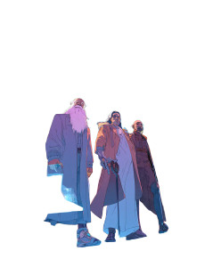 Cyberpunk Historical Figures Vinyl Car Decal Sticker – Waterproof & UV-Resistant 8"