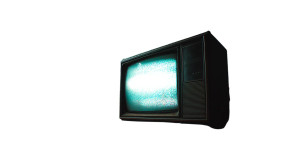 Old Static Television Vinyl Car Decal Sticker – Waterproof & UV-Resistant 8"