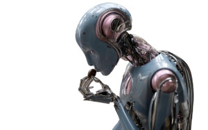 Corporate Candyland Robot Vinyl Car Decal Sticker – Waterproof & UV-Resistant 8"