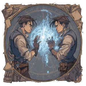 Mage And Clone Vinyl Car Decal Sticker – Waterproof & UV-Resistant 8"