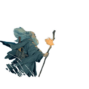 Mystic Wind God Vinyl Car Decal Sticker – Waterproof & UV-Resistant 8"