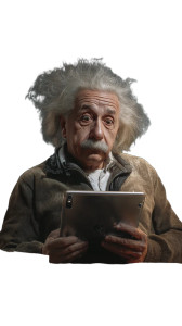 Einstein On Youtube Vinyl Car Decal Sticker – Waterproof & UV-Resistant 8"