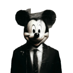 Mickey Mouse Vinyl Car Decal Sticker – Waterproof & UV-Resistant 8"