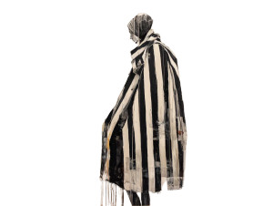 Striped Coat Figure Vinyl Car Decal Sticker – Waterproof & UV-Resistant 8"