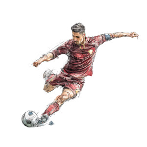 Dynamic Soccer Player Vinyl Car Decal Sticker – Waterproof & UV-Resistant 8" Dynamic Soccer Player Vinyl Car Decal Sticker – Waterproof & UV-Resistant 8"