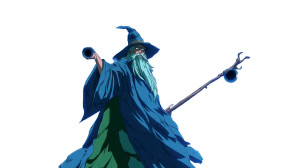 Powerful Anime Wizard V2 Vinyl Car Decal Sticker – Waterproof & UV-Resistant 8"