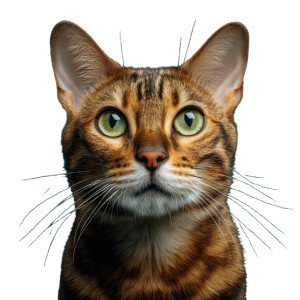 Bengal Cat Portrait Vinyl Car Decal Sticker – Waterproof & UV-Resistant 8" Bengal Cat Portrait Vinyl Car Decal Sticker – Waterproof & UV-Resistant 8"