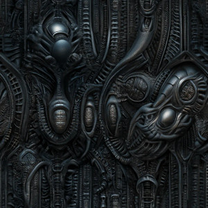Giger Biomechanic Spaceship Vinyl Car Decal Sticker – Waterproof & UV-Resistant 8"