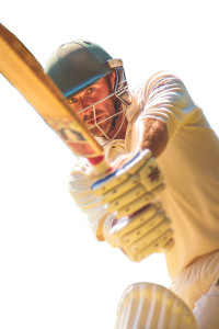 Village Cricketer Batting Vinyl Car Decal Sticker – Waterproof & UV-Resistant 8"