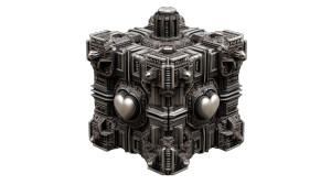Giger'S Companion Cube Vinyl Car Decal Sticker – Waterproof & UV-Resistant 8" Giger'S Companion Cube Vinyl Car Decal Sticker – Waterproof & UV-Resistant 8"